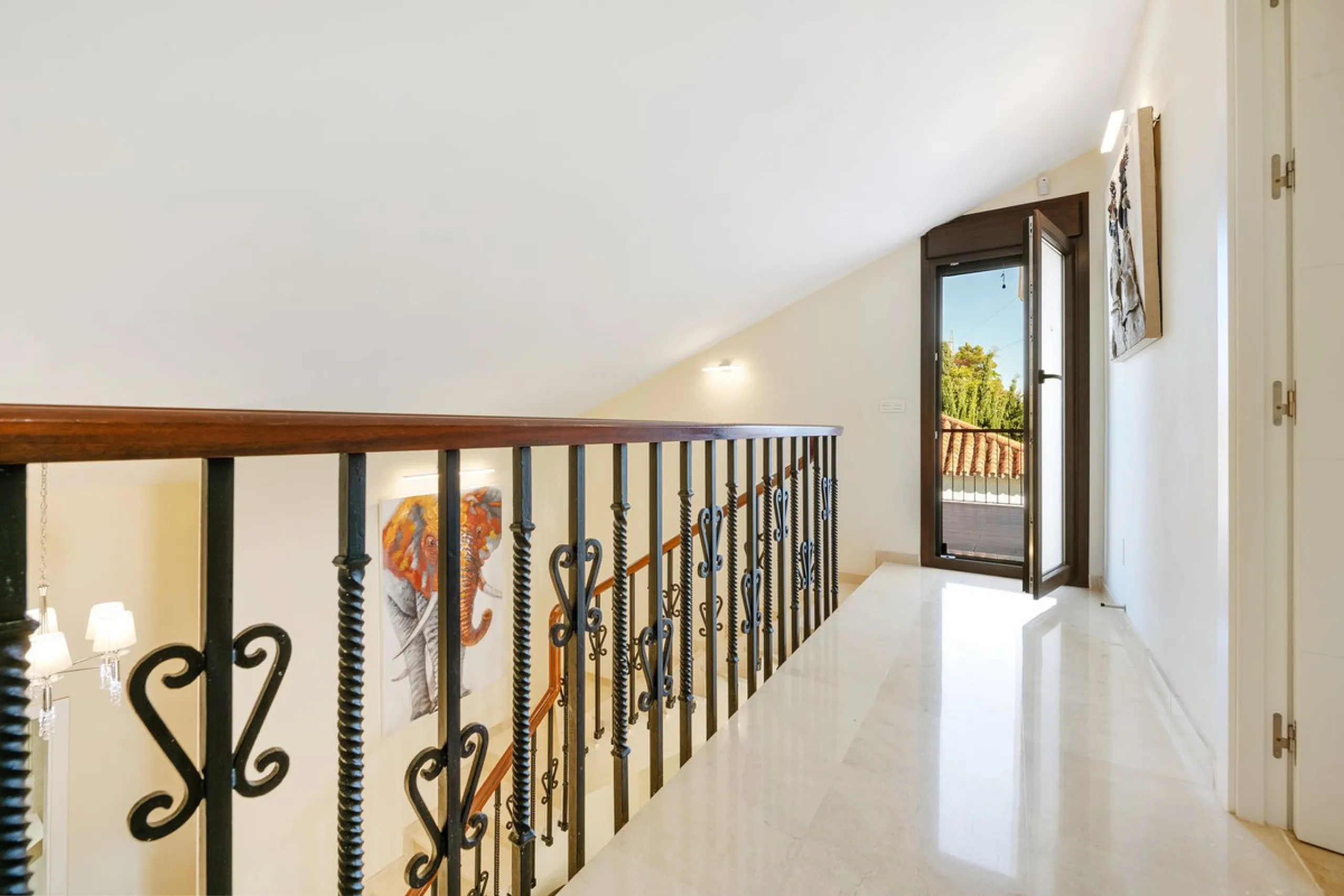 Villa "Casa Nina" is a characteristic Andalucian style modernised house, beautifully set in a tranquil location of Atalaya Alta, on the border between Estepona and Marbella - west of the enchanting Marbella city centre (10 min drive), and just a 5 minute 