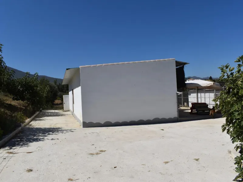 Country house located on the outskirts of Alhaurin el Grande with a plot of more than 14,000m2 ideal for horse lovers. The house is on one floor and consists of a large front porch as well as a rear porch towards the pool area which is surrounded by a lar