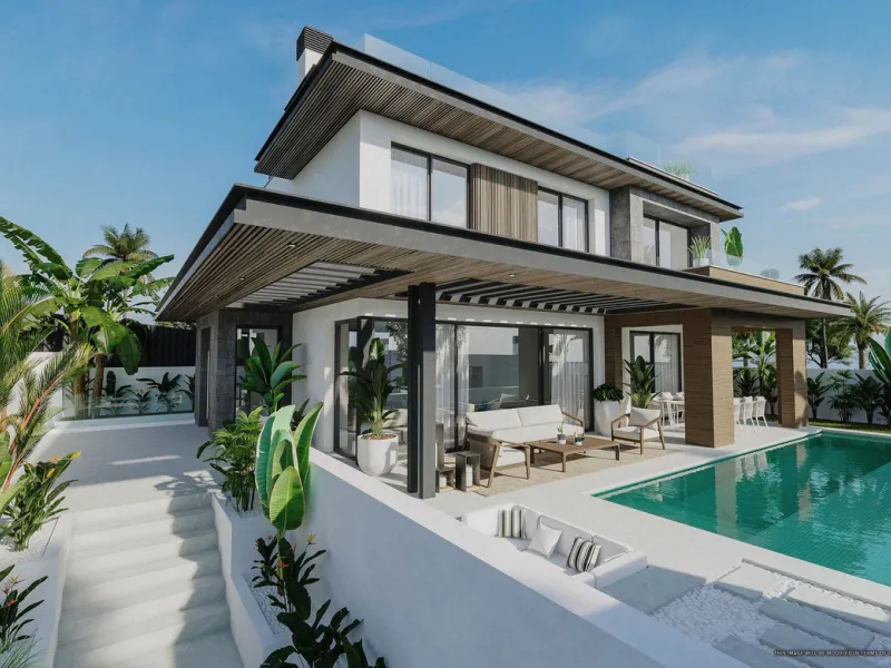 House - Detached Villa в продаже в Mijas, Málaga. В доме 3 спален и 3 ванных комнат. Площадь дома 373 м². Площадь участка 373 м²