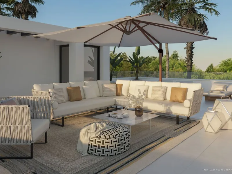 House - Detached Villa в продаже в Mijas, Málaga. В доме 3 спален и 3 ванных комнат. Площадь дома 373 м². Площадь участка 373 м²