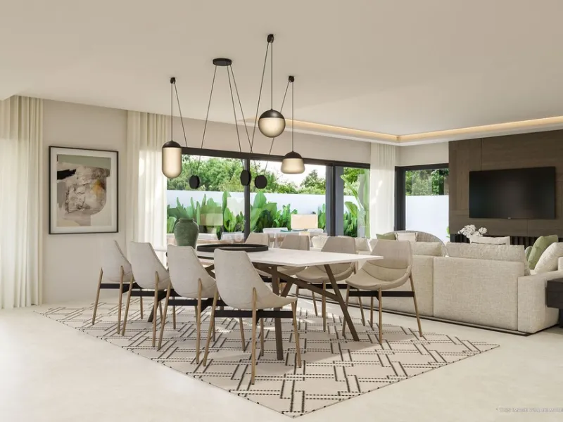 House - Detached Villa в продаже в Mijas, Málaga. В доме 3 спален и 3 ванных комнат. Площадь дома 373 м². Площадь участка 373 м²