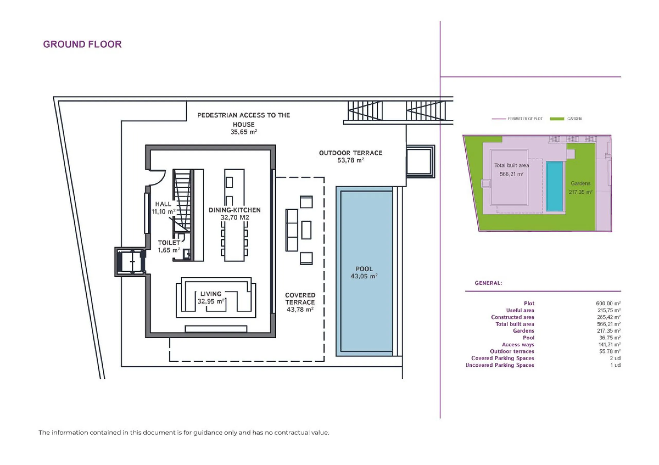 Connect with nature in these beautiful 3-storey villas on the outskirts of Coín. The large floor to ceiling window on the ground floor provides so much light that you could easily forget if you are inside or out, in the living room or on the terrace. It i