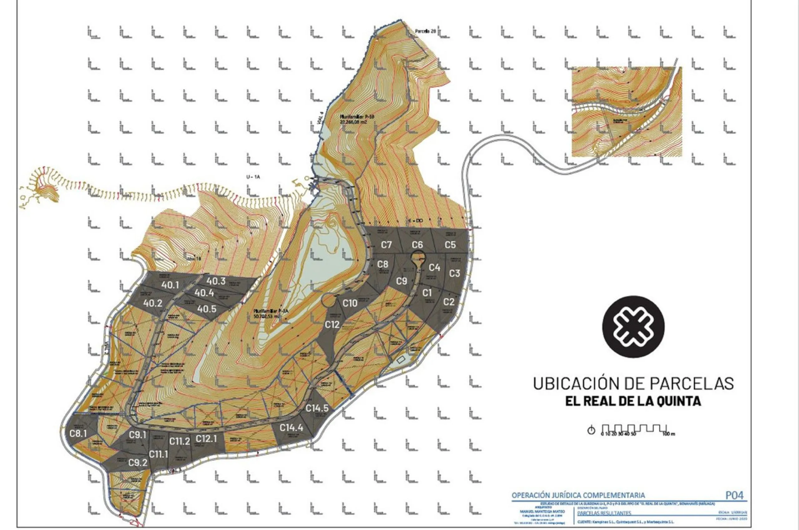 Residential plot for sale in El Real de la Quinta, with a building capacity of 10% Its suitable for building detached villa with 2 floors + basements + terraces + porches, or 920.30m2 if we include the basements.