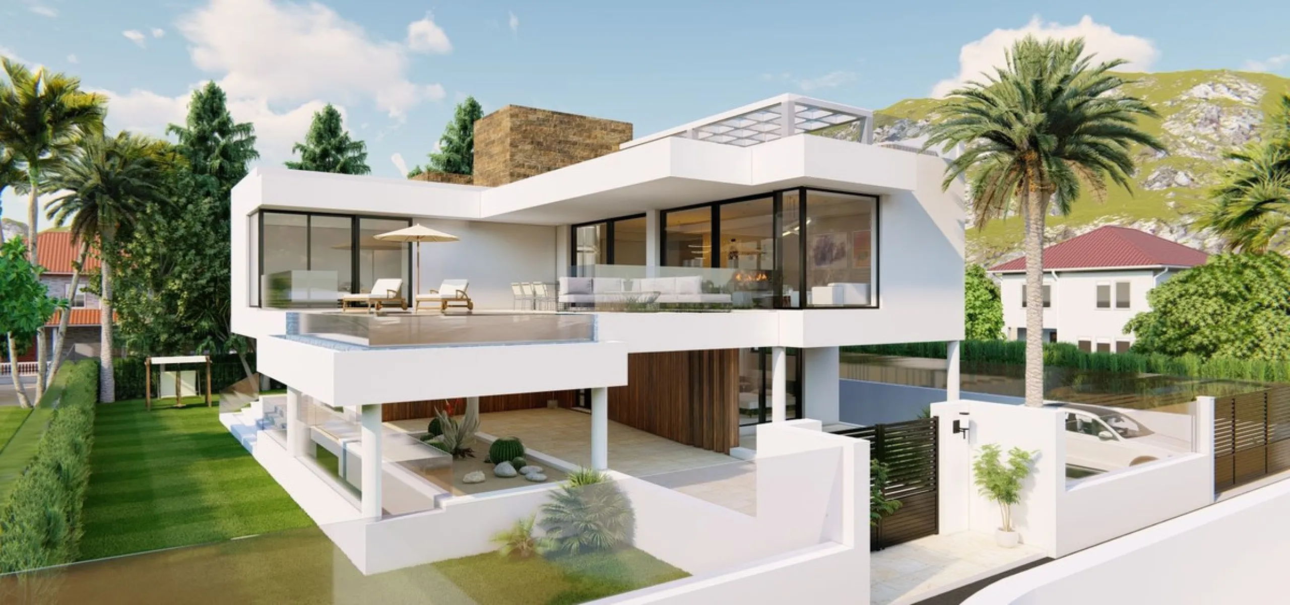 SECOND LINE BEACH MARBELLA. PLOT WITH BUILDING LICENCE APPROVED. READY TO BUILT NOW!!! APPROVAL FOR LICENCE TOOK 22 MONTHS. A stunning 5/6 bed, 5 bath luxury carbon passive Eco villa located second line beach in Marbesa/Marbella. Easy walking distance to 