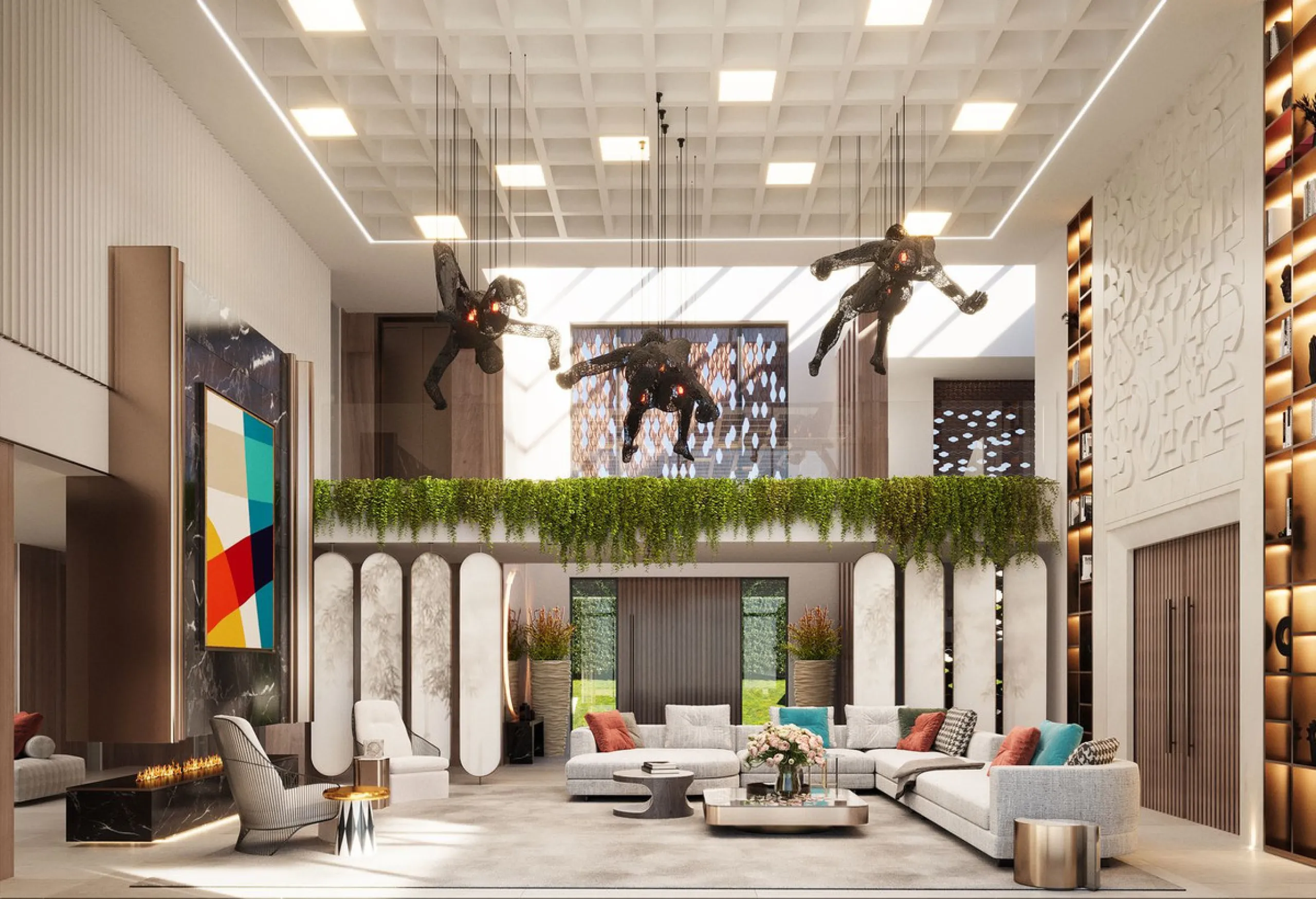The modern villa is an exceptional property that offers an unmatched level of luxury and sophistication. Situated on a vast 3200 square meter plot, this villa offers residents ample space to enjoy their privacy and an abundance of natural light that flood