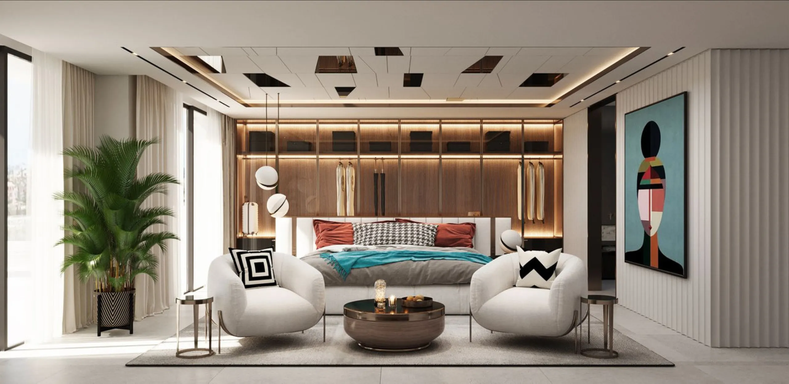 The modern villa is an exceptional property that offers an unmatched level of luxury and sophistication. Situated on a vast 3200 square meter plot, this villa offers residents ample space to enjoy their privacy and an abundance of natural light that flood