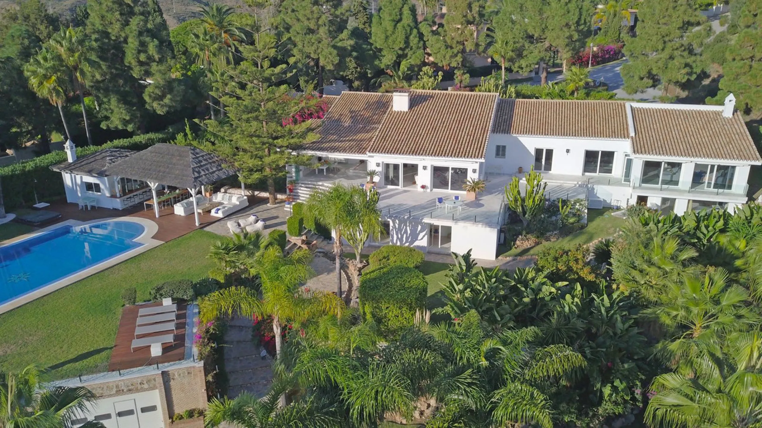 INVESTORS DREAM Luxury villa set in beautiful tropical gardens with amazing sea views from everywhere.