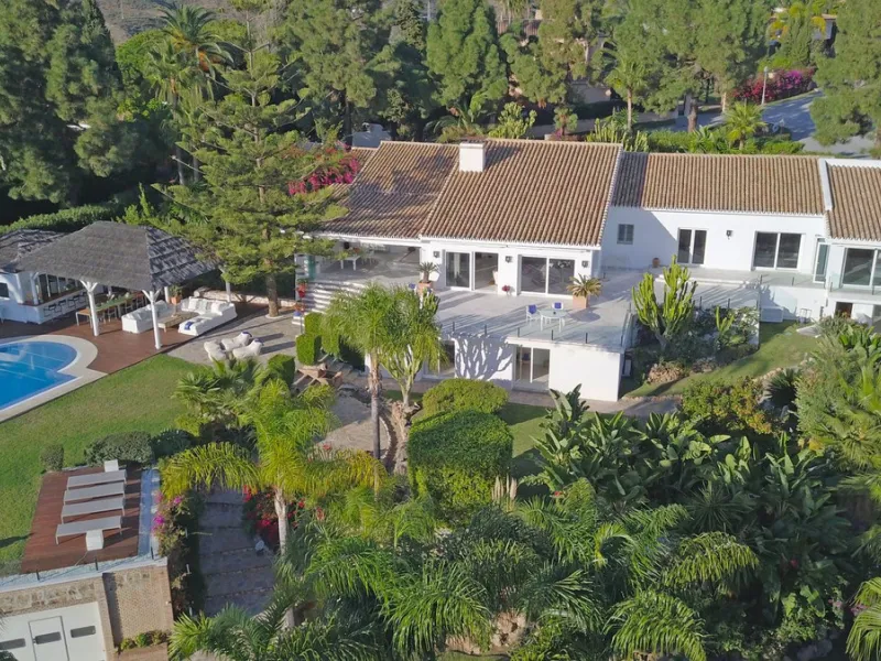 INVESTORS DREAM Luxury villa set in beautiful tropical gardens with amazing sea views from everywhere.