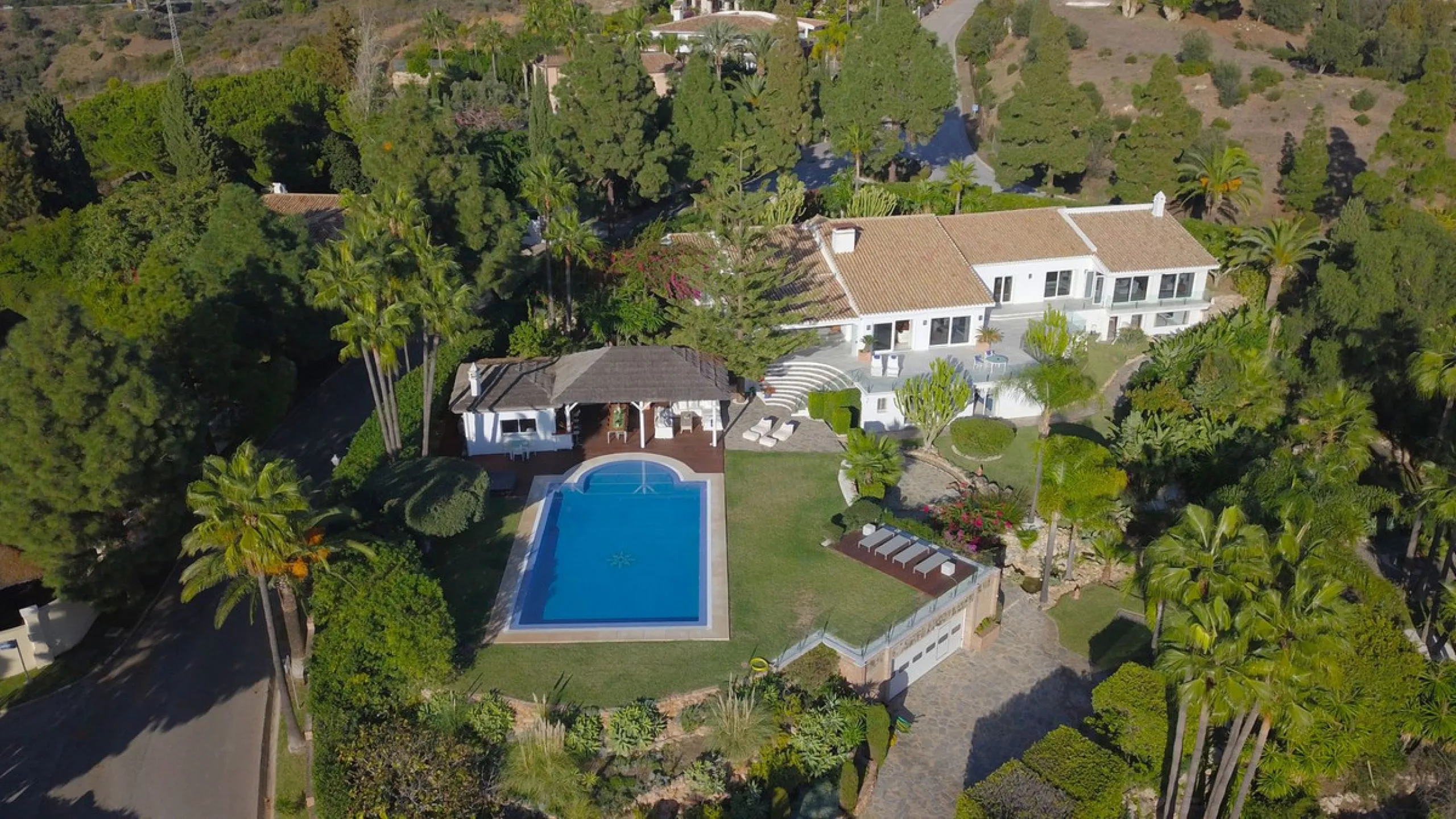 INVESTORS DREAM Luxury villa set in beautiful tropical gardens with amazing sea views from everywhere.