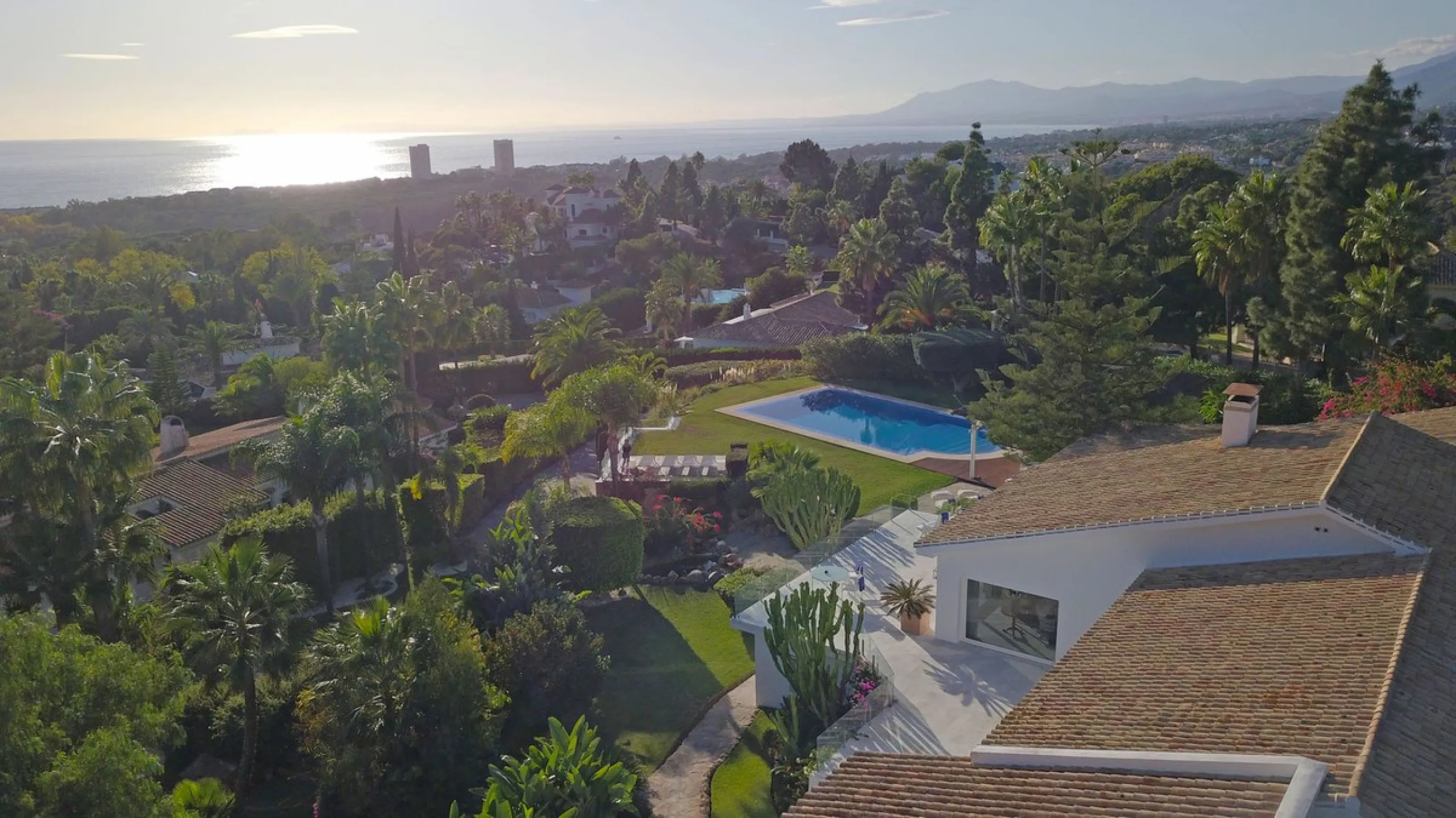 INVESTORS DREAM Luxury villa set in beautiful tropical gardens with amazing sea views from everywhere.