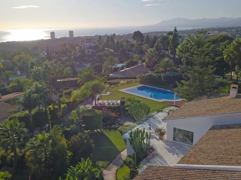 INVESTORS DREAM Luxury villa set in beautiful tropical gardens with amazing sea views from everywhere.