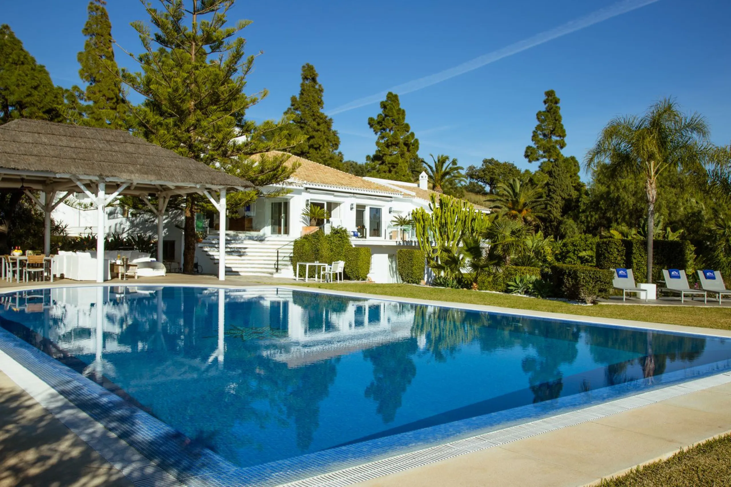 INVESTORS DREAM Luxury villa set in beautiful tropical gardens with amazing sea views from everywhere.