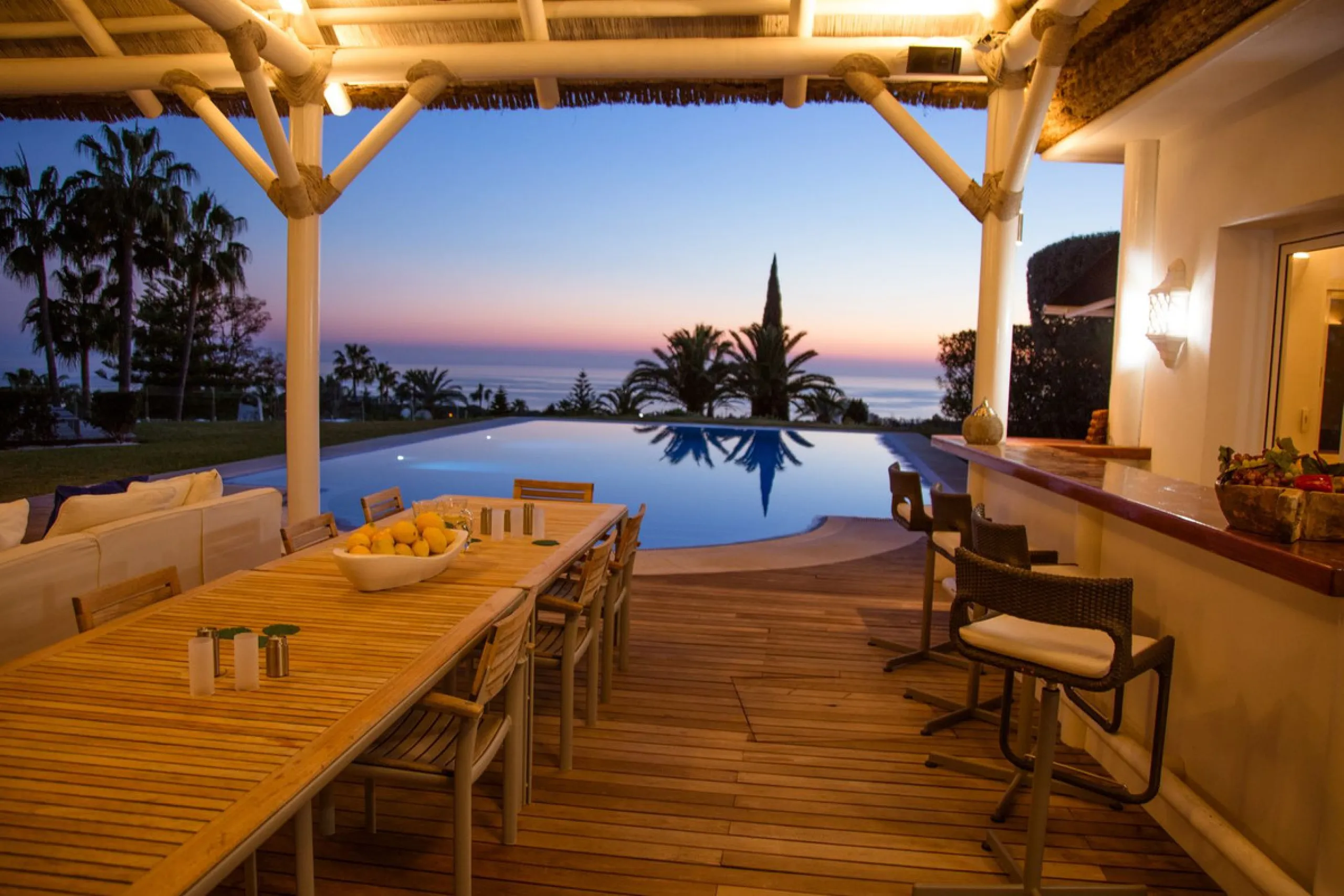INVESTORS DREAM Luxury villa set in beautiful tropical gardens with amazing sea views from everywhere.