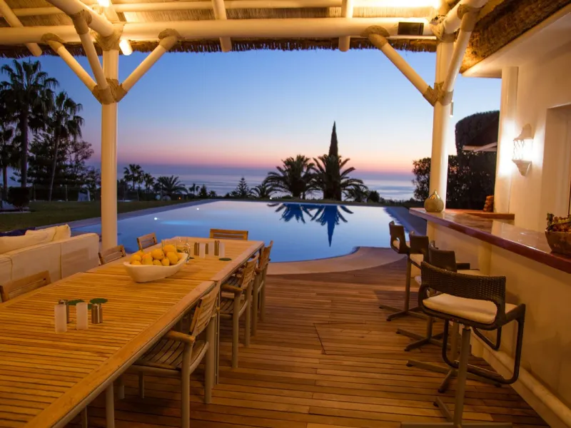 INVESTORS DREAM Luxury villa set in beautiful tropical gardens with amazing sea views from everywhere.