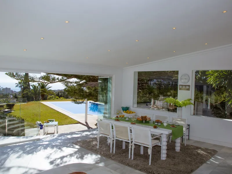 INVESTORS DREAM Luxury villa set in beautiful tropical gardens with amazing sea views from everywhere.