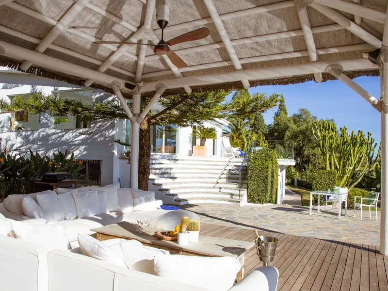 INVESTORS DREAM Luxury villa set in beautiful tropical gardens with amazing sea views from everywhere.
