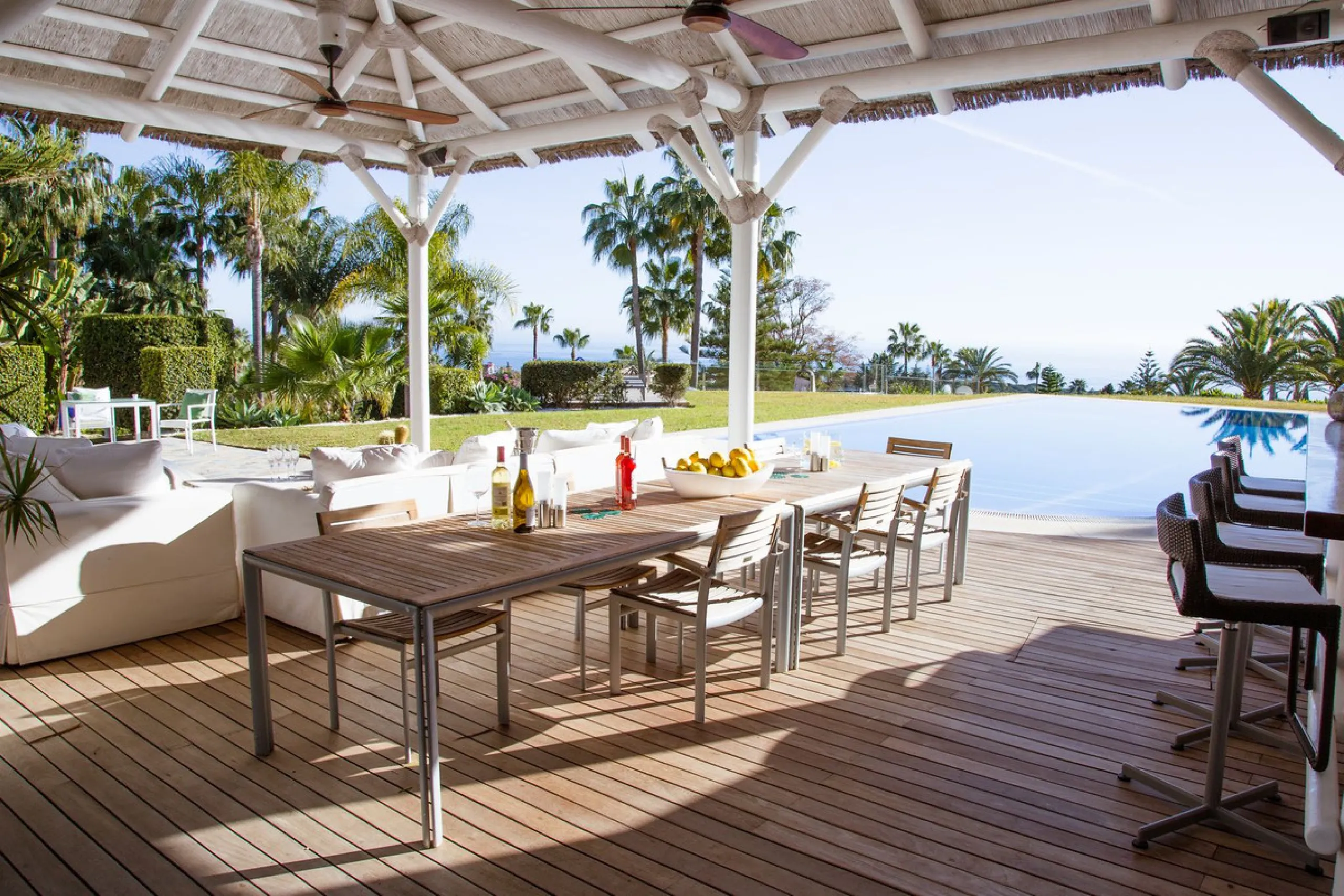 INVESTORS DREAM Luxury villa set in beautiful tropical gardens with amazing sea views from everywhere.