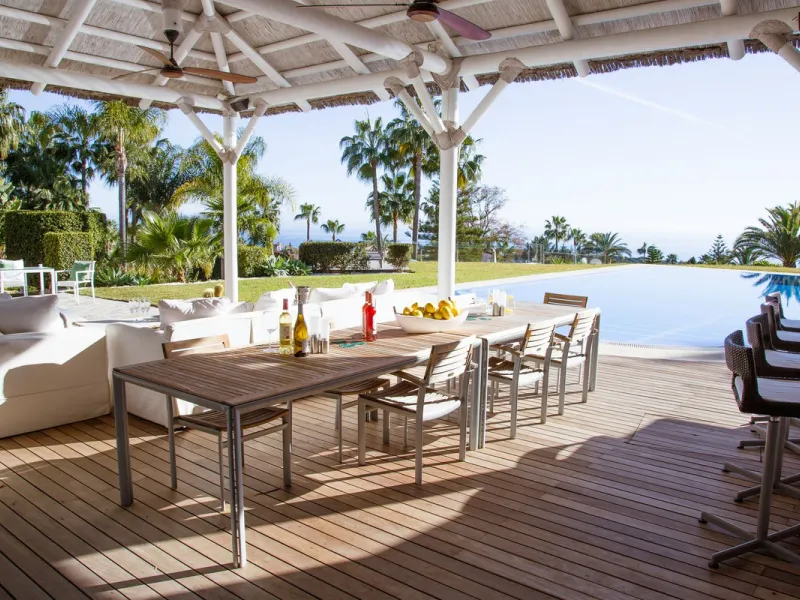 INVESTORS DREAM Luxury villa set in beautiful tropical gardens with amazing sea views from everywhere.