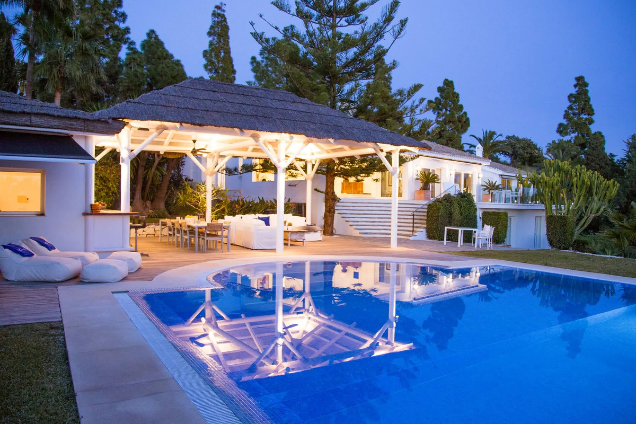 INVESTORS DREAM Luxury villa set in beautiful tropical gardens with amazing sea views from everywhere.