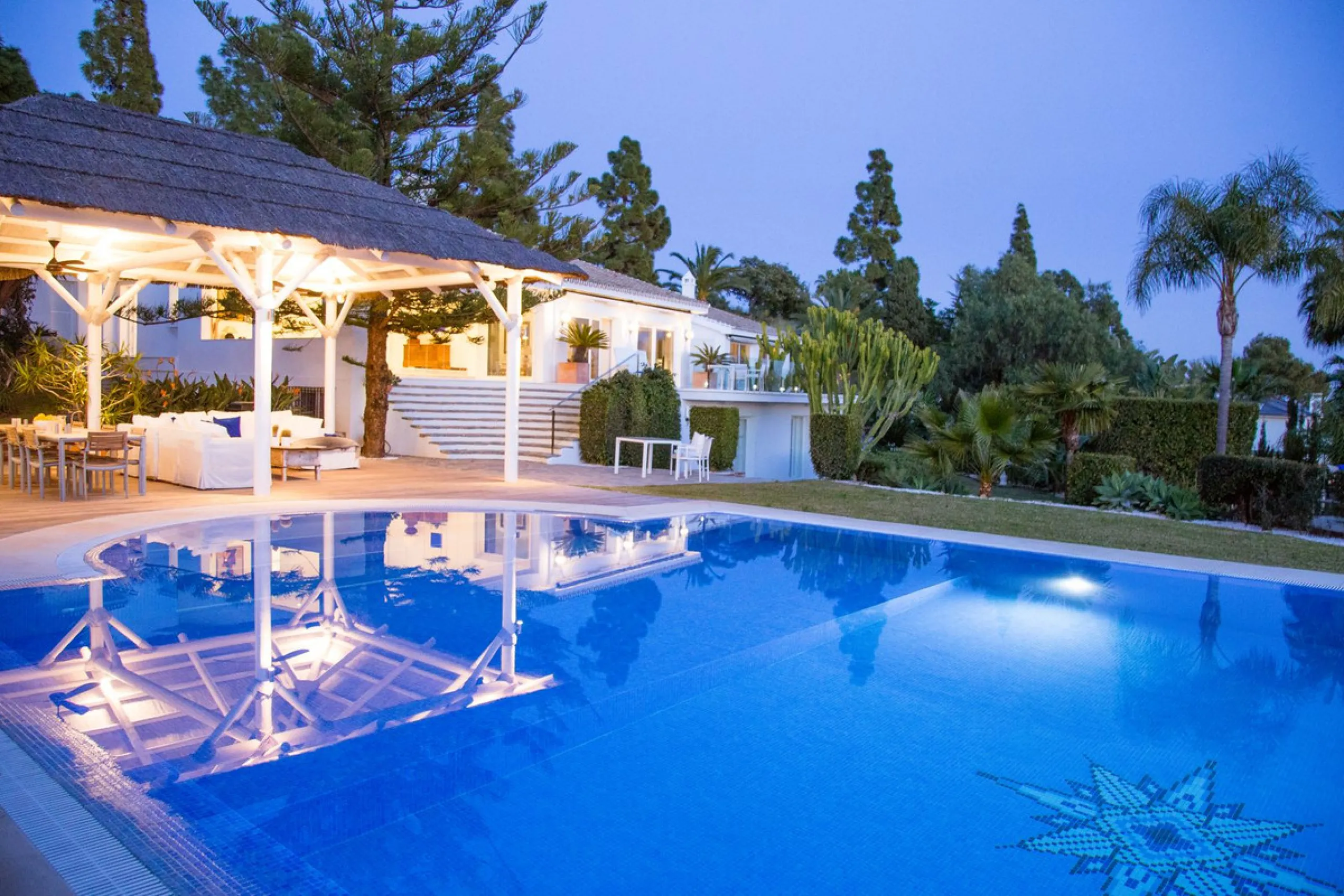 INVESTORS DREAM Luxury villa set in beautiful tropical gardens with amazing sea views from everywhere.
