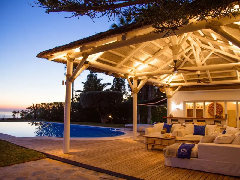 INVESTORS DREAM Luxury villa set in beautiful tropical gardens with amazing sea views from everywhere.