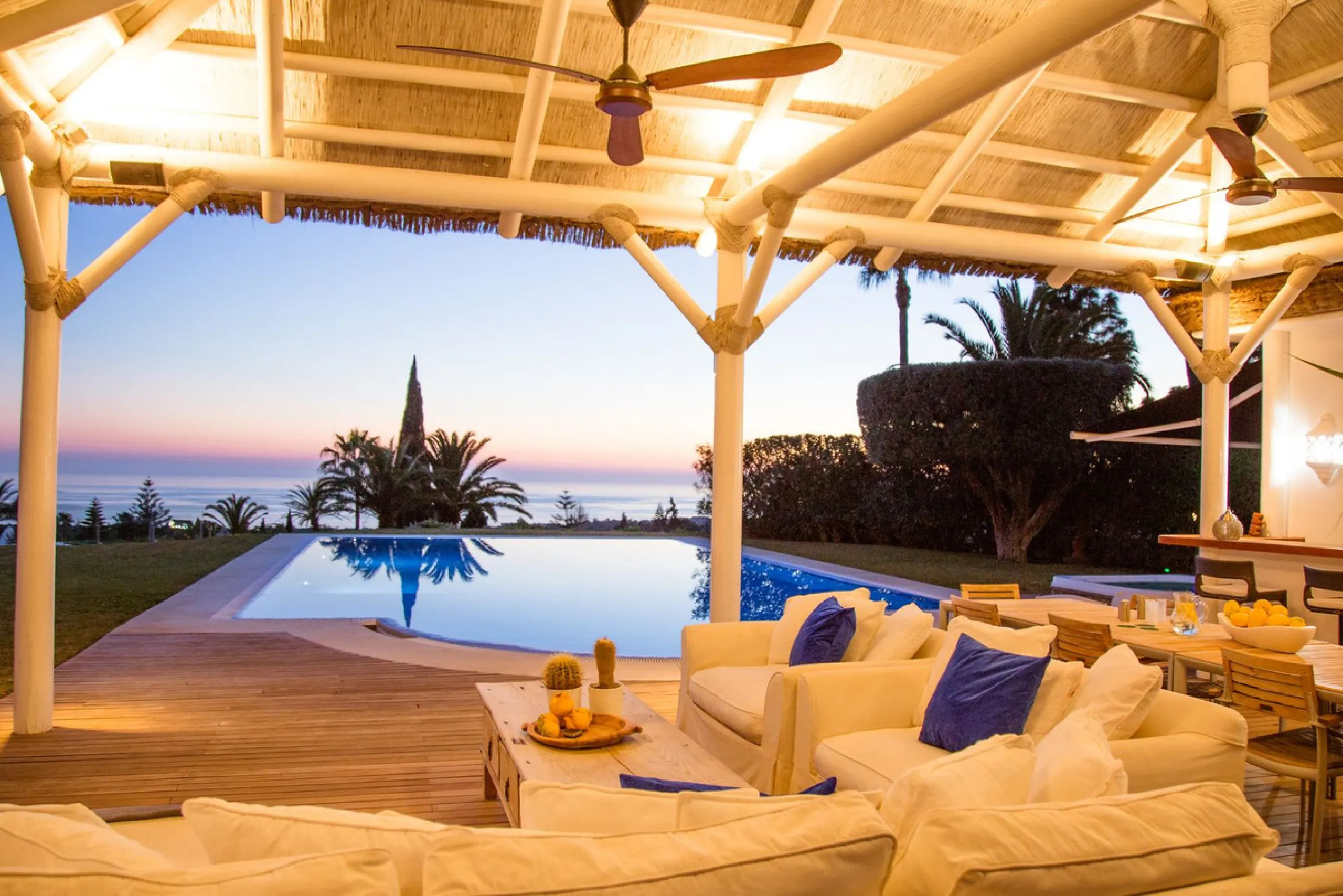 INVESTORS DREAM Luxury villa set in beautiful tropical gardens with amazing sea views from everywhere.