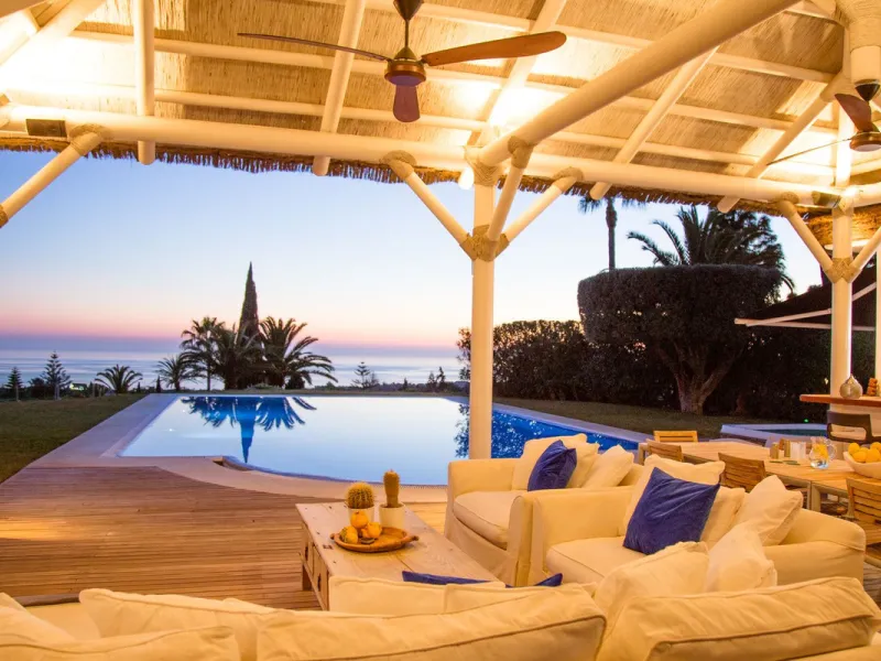 INVESTORS DREAM Luxury villa set in beautiful tropical gardens with amazing sea views from everywhere.
