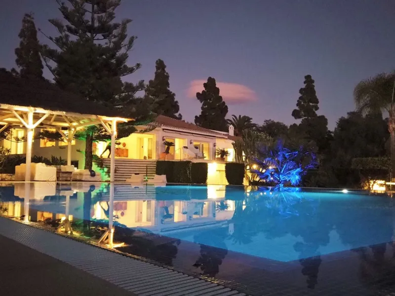 INVESTORS DREAM Luxury villa set in beautiful tropical gardens with amazing sea views from everywhere.