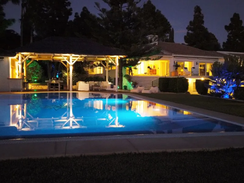 INVESTORS DREAM Luxury villa set in beautiful tropical gardens with amazing sea views from everywhere.