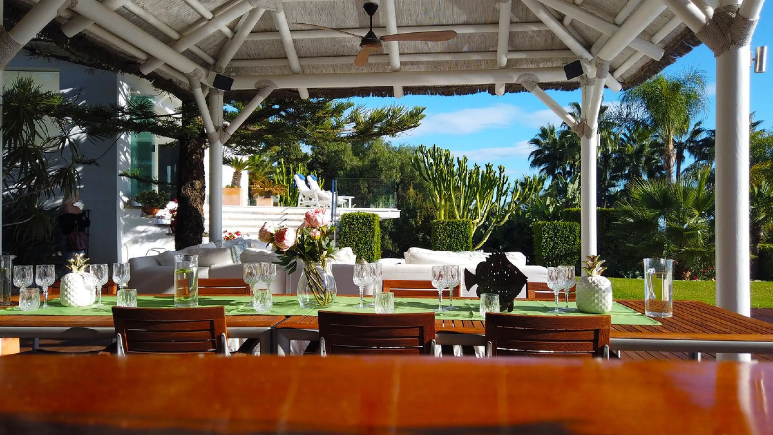 INVESTORS DREAM Luxury villa set in beautiful tropical gardens with amazing sea views from everywhere.