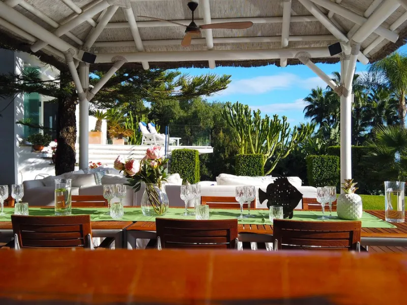 INVESTORS DREAM Luxury villa set in beautiful tropical gardens with amazing sea views from everywhere.