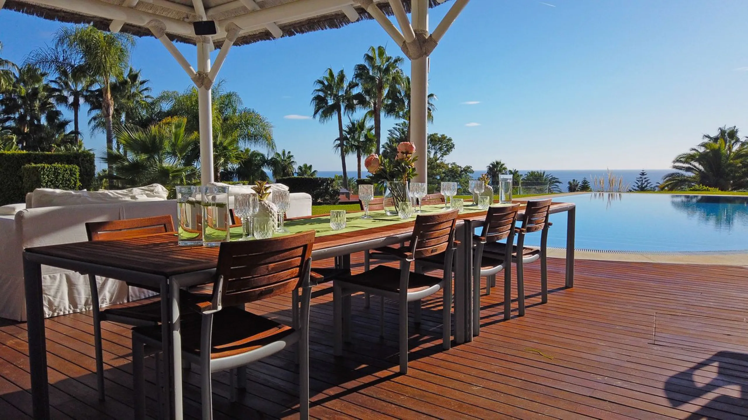 INVESTORS DREAM Luxury villa set in beautiful tropical gardens with amazing sea views from everywhere.