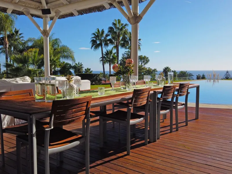 INVESTORS DREAM Luxury villa set in beautiful tropical gardens with amazing sea views from everywhere.