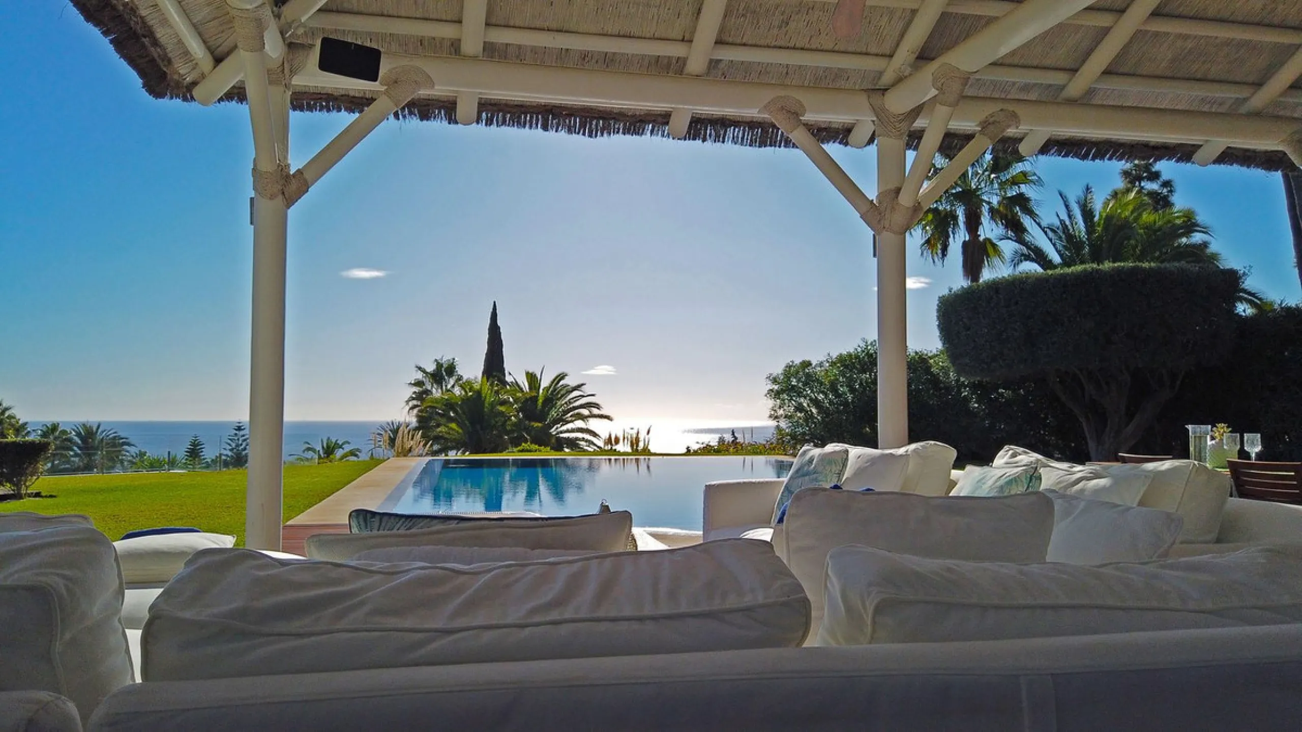 INVESTORS DREAM Luxury villa set in beautiful tropical gardens with amazing sea views from everywhere.