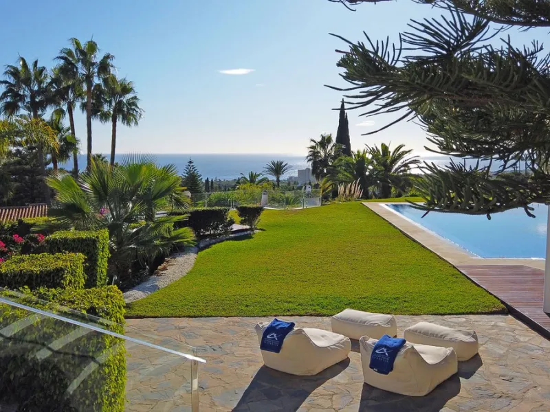 INVESTORS DREAM Luxury villa set in beautiful tropical gardens with amazing sea views from everywhere.