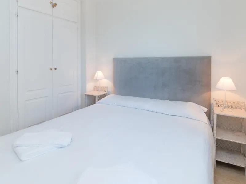 This exceptional two-bedroom, two-bathroom apartment is perfectly positioned on the front line of the beach in the sought-after area of Puerto La Duquesa, Manilva, Malaga. Offering a harmonious blend of comfort, style, and convenience, the property stands