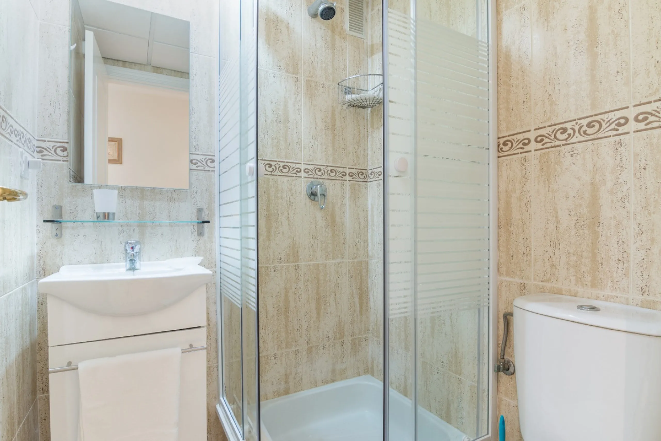 This exceptional two-bedroom, two-bathroom apartment is perfectly positioned on the front line of the beach in the sought-after area of Puerto La Duquesa, Manilva, Malaga. Offering a harmonious blend of comfort, style, and convenience, the property stands
