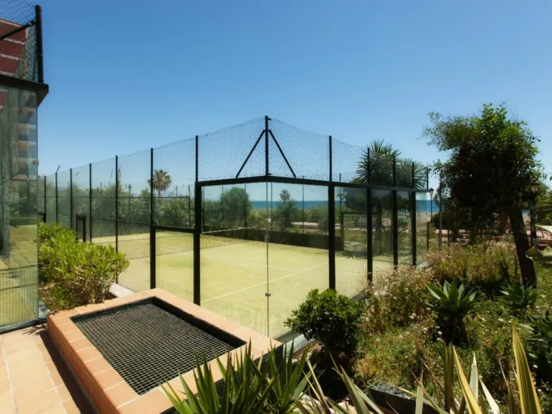 This exceptional two-bedroom, two-bathroom apartment is perfectly positioned on the front line of the beach in the sought-after area of Puerto La Duquesa, Manilva, Malaga. Offering a harmonious blend of comfort, style, and convenience, the property stands
