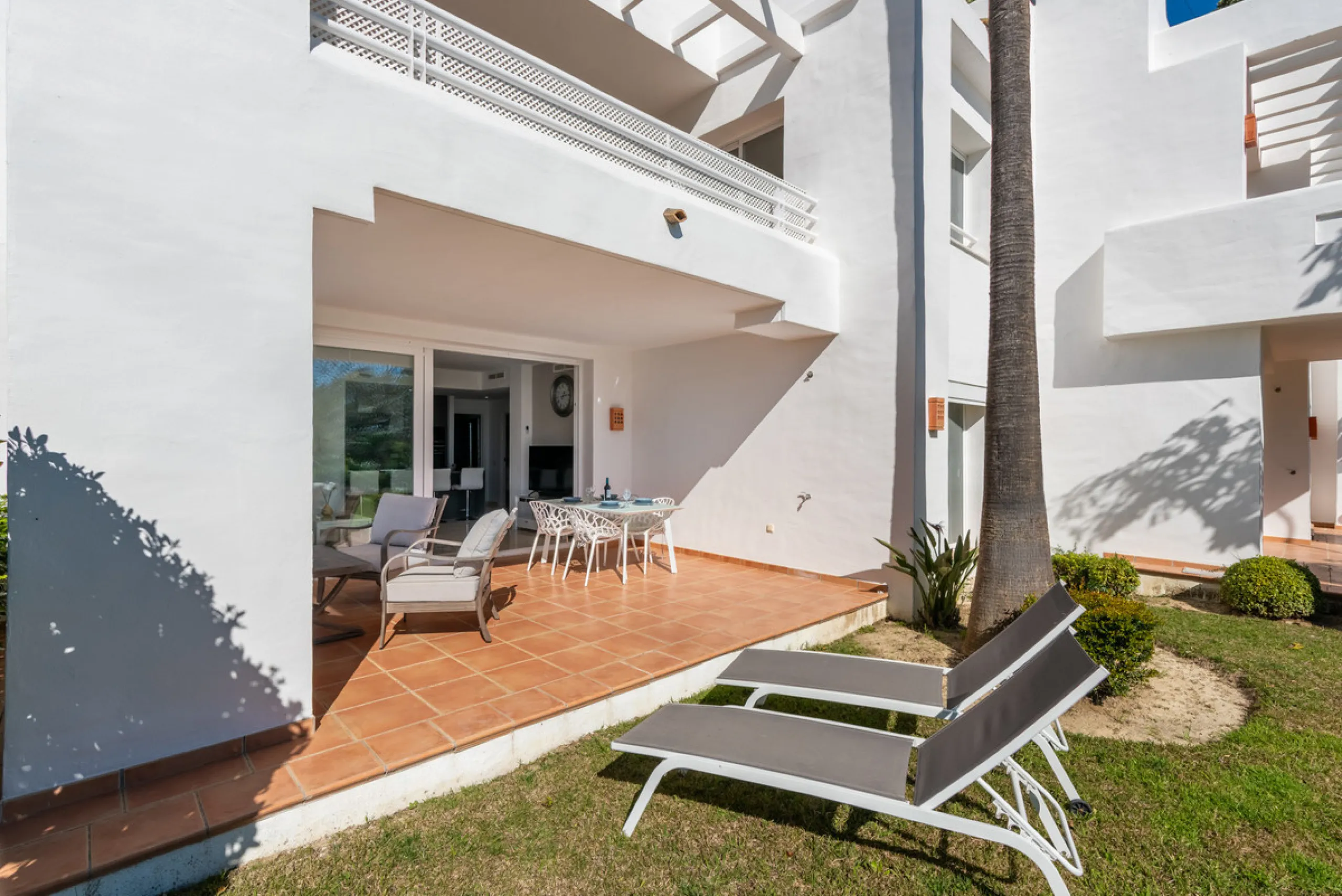 Located within one of the most sought-after developments on the Costa del Sol, this stylish ground floor apartment offers an exceptional living environment, combining comfort, nature, and a true resort lifestyle.