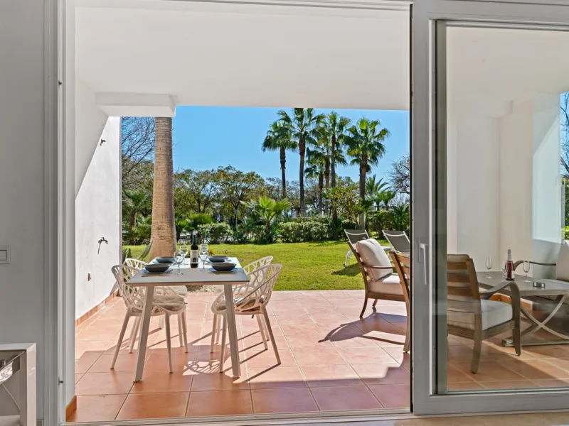 Located within one of the most sought-after developments on the Costa del Sol, this stylish ground floor apartment offers an exceptional living environment, combining comfort, nature, and a true resort lifestyle.