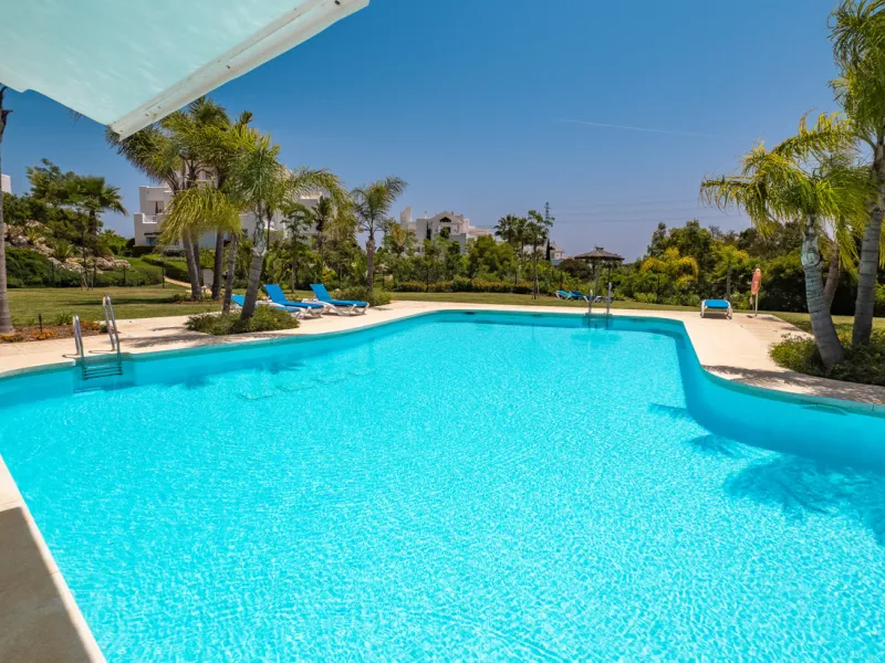 Located within one of the most sought-after developments on the Costa del Sol, this stylish ground floor apartment offers an exceptional living environment, combining comfort, nature, and a true resort lifestyle.