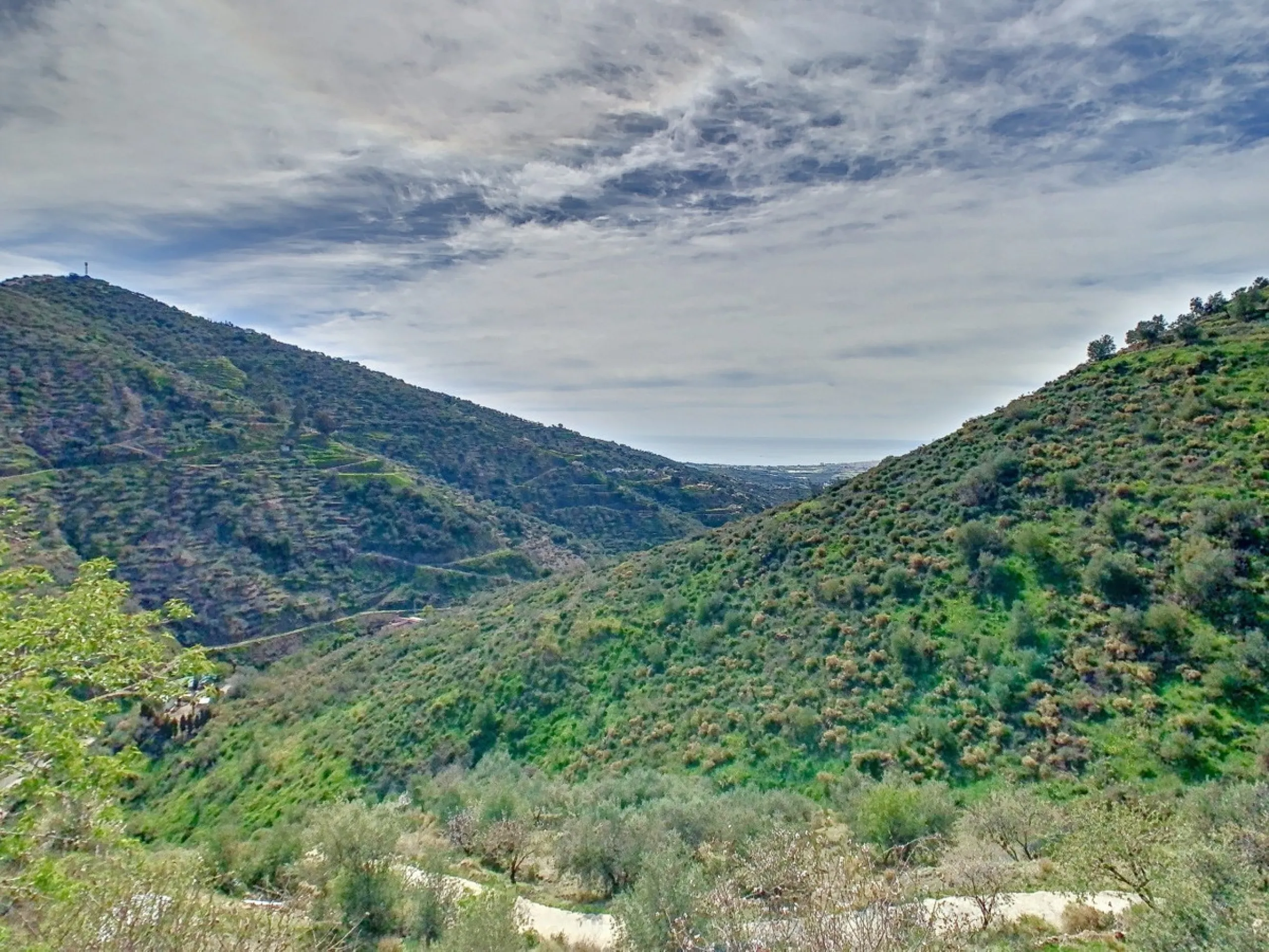 You are looking for a large villa with a heated swimming pool, neatly hidden nearly at the top of a mountain, surrounded by nature with breath-taking views of the valley up to the sea and the village of Arenas? This might just be what you are looking for.