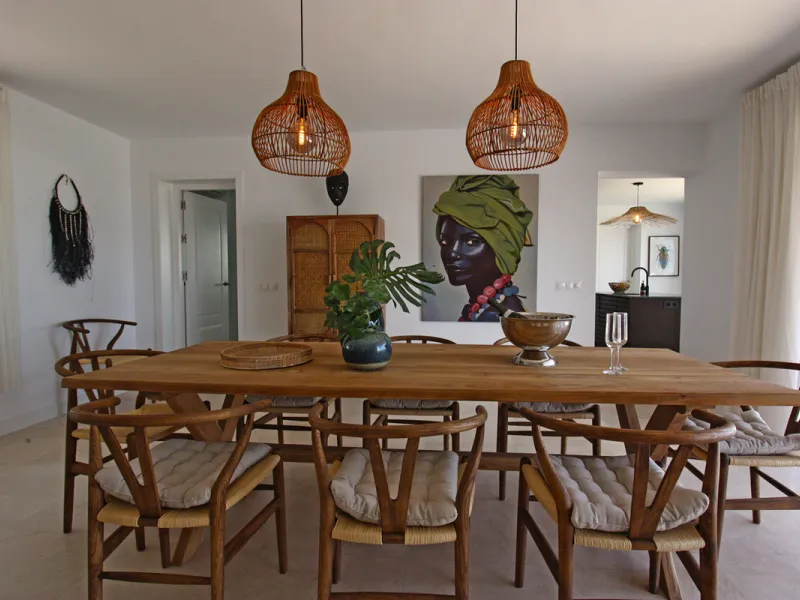 Villa Mariposa, the perfect mix between Scandinavian and Andalusian style. It is one of the most beautiful and practical houses in La Capellanía, with the main house all in one level and with breathtaking sea views from almost everywhere on the plot and i