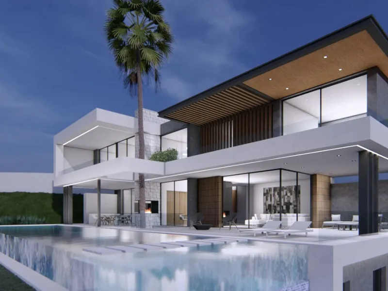 A rare opportunity to acquire this brand-new contemporary villa set over four levels and situated in La Alquería, in a highly sought after area which is becoming a top end contemporary style living core at approximately 4kms from the beach and 1km from sh