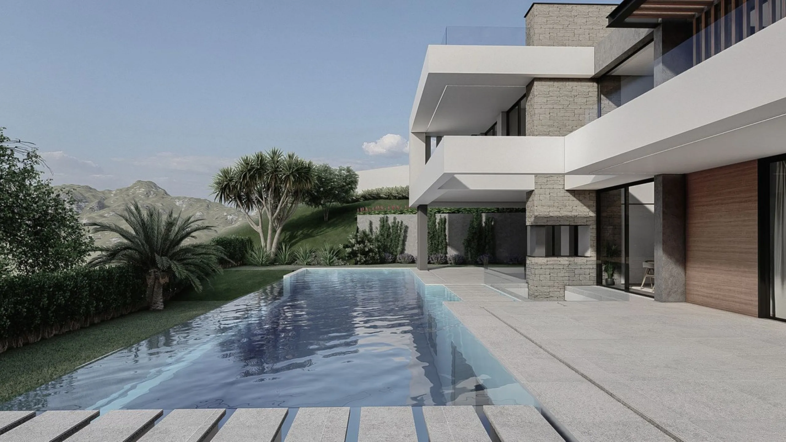 A rare opportunity to acquire this brand-new contemporary villa set over four levels and situated in La Alquería, in a highly sought after area which is becoming a top end contemporary style living core at approximately 4kms from the beach and 1km from sh