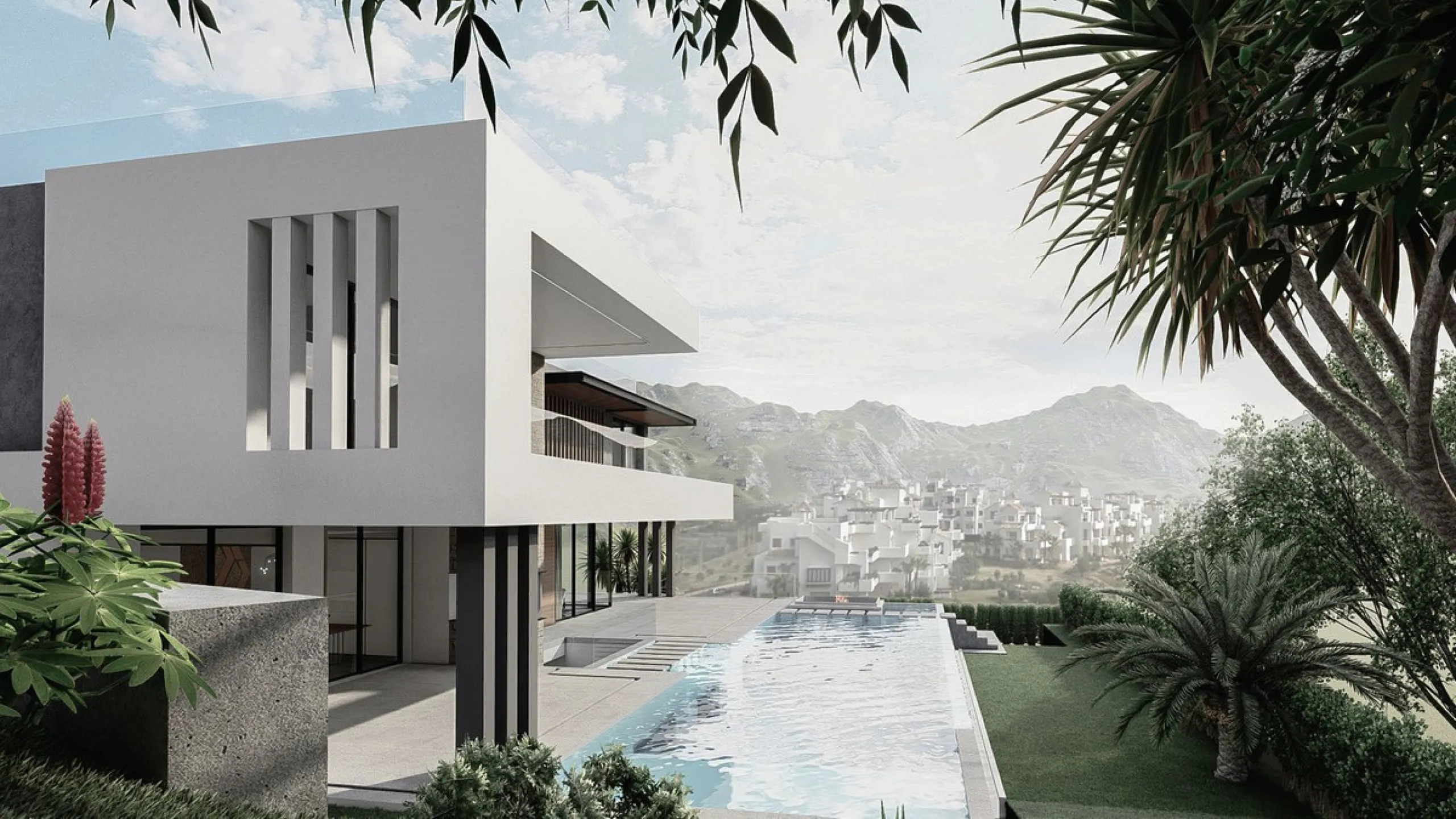 A rare opportunity to acquire this brand-new contemporary villa set over four levels and situated in La Alquería, in a highly sought after area which is becoming a top end contemporary style living core at approximately 4kms from the beach and 1km from sh