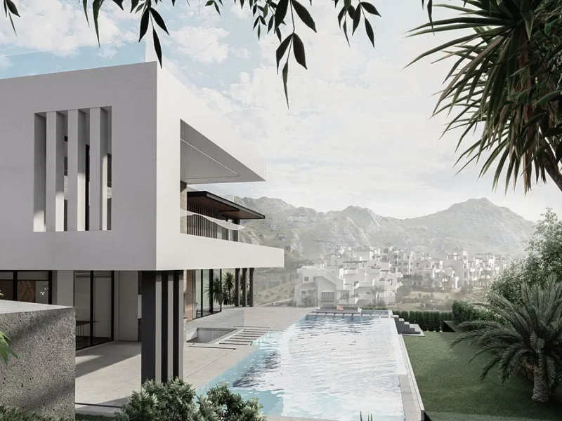 A rare opportunity to acquire this brand-new contemporary villa set over four levels and situated in La Alquería, in a highly sought after area which is becoming a top end contemporary style living core at approximately 4kms from the beach and 1km from sh