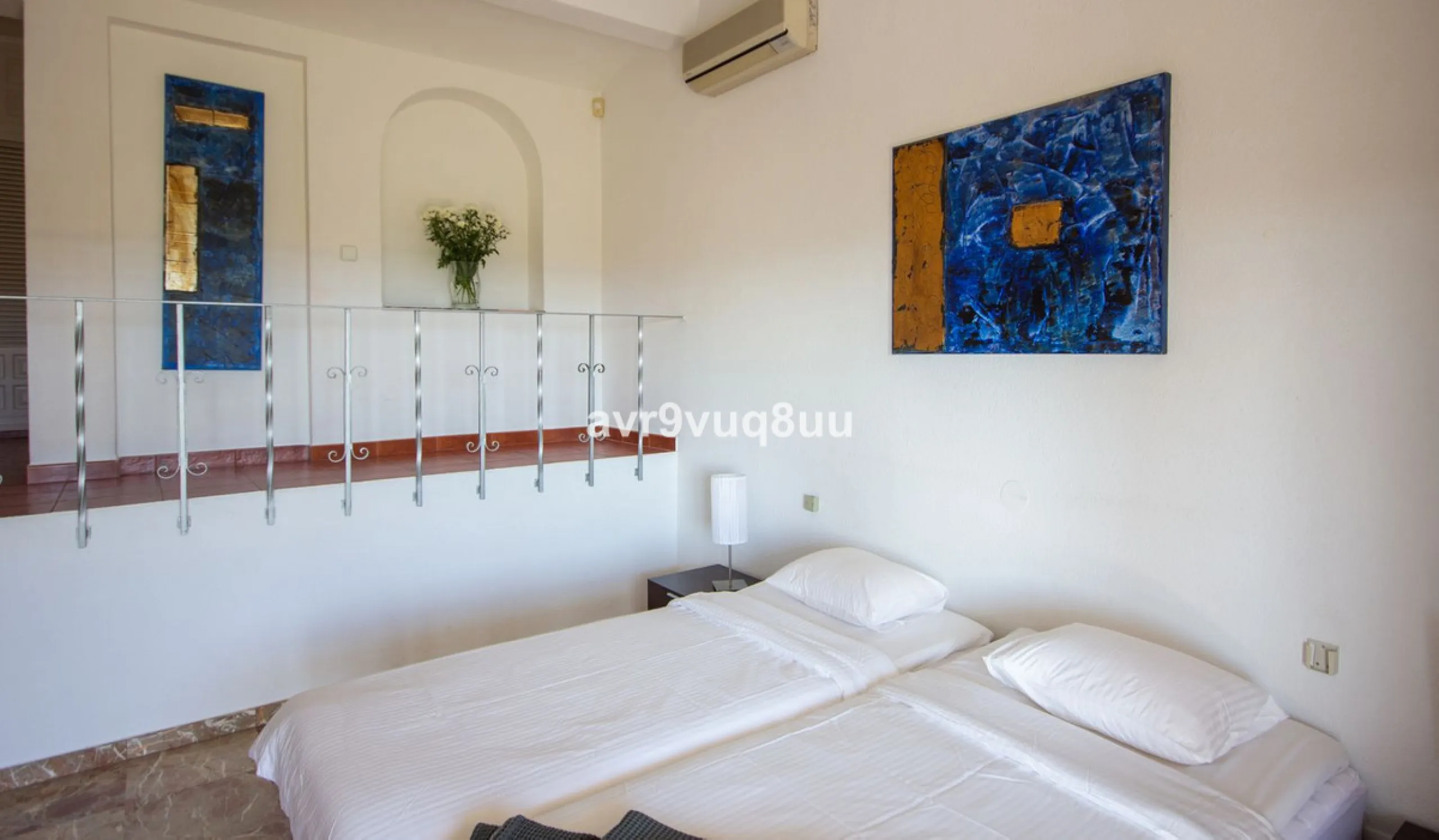 This property is stunning! Set in the heart of Mijas Costa, in the desirable Campo Mijas area. From the private entrance there is a driveway and garage, with steps down into the main entrance. This floor has a very spacious lounge area, with a great recep