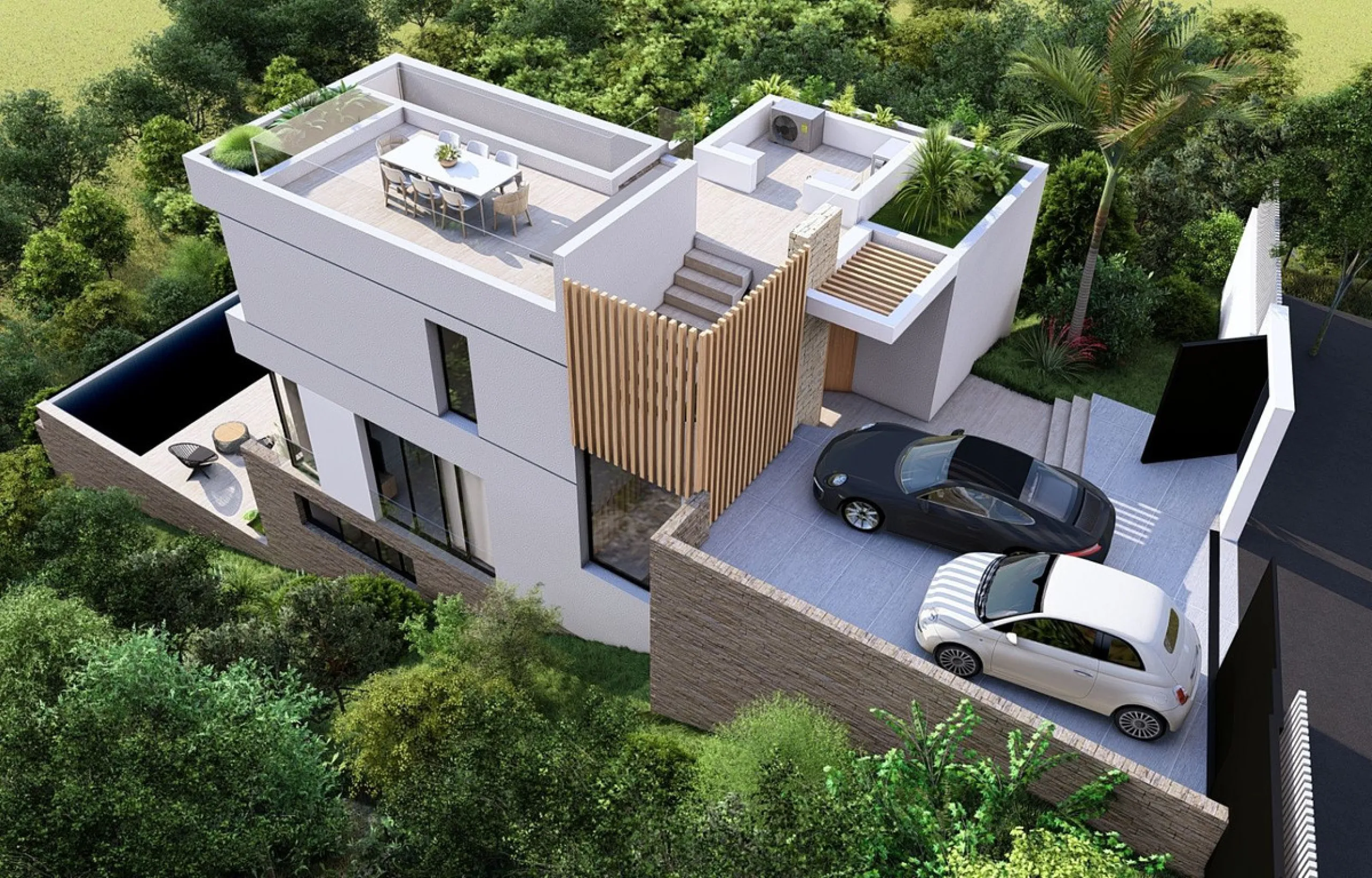 This contemporary villa offers stunning open sea views and a great location in Buenavista, just a short drive to Benalmadena, Fuengirola and the beaches. The design of the villa connects the living spaces with the terraces, creating wonderful indoor-outdo