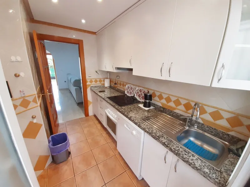 Large Town House only 150 metres from the lovely dunes beaches in Costabella,close to shops and 10 minutes drive to Marbella Town,private garage for 3 cars.